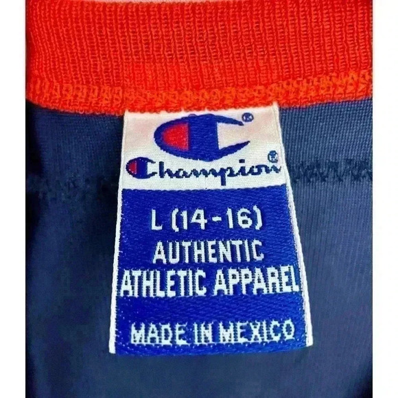 VTG Champion Denver Broncos McCaffrey NFL Football Jersey LARGE Youth #87 - Picture 3 of 12